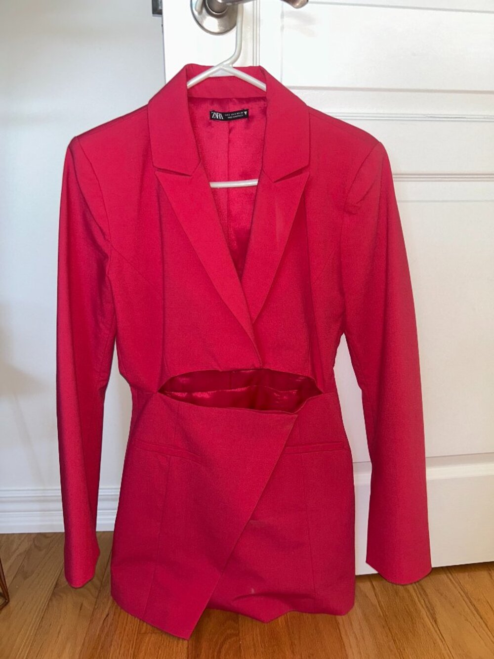 Zara Pink Blazer Dress in Small